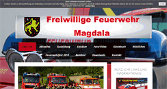 Desktop Screenshot of feuerwehr-magdala.de